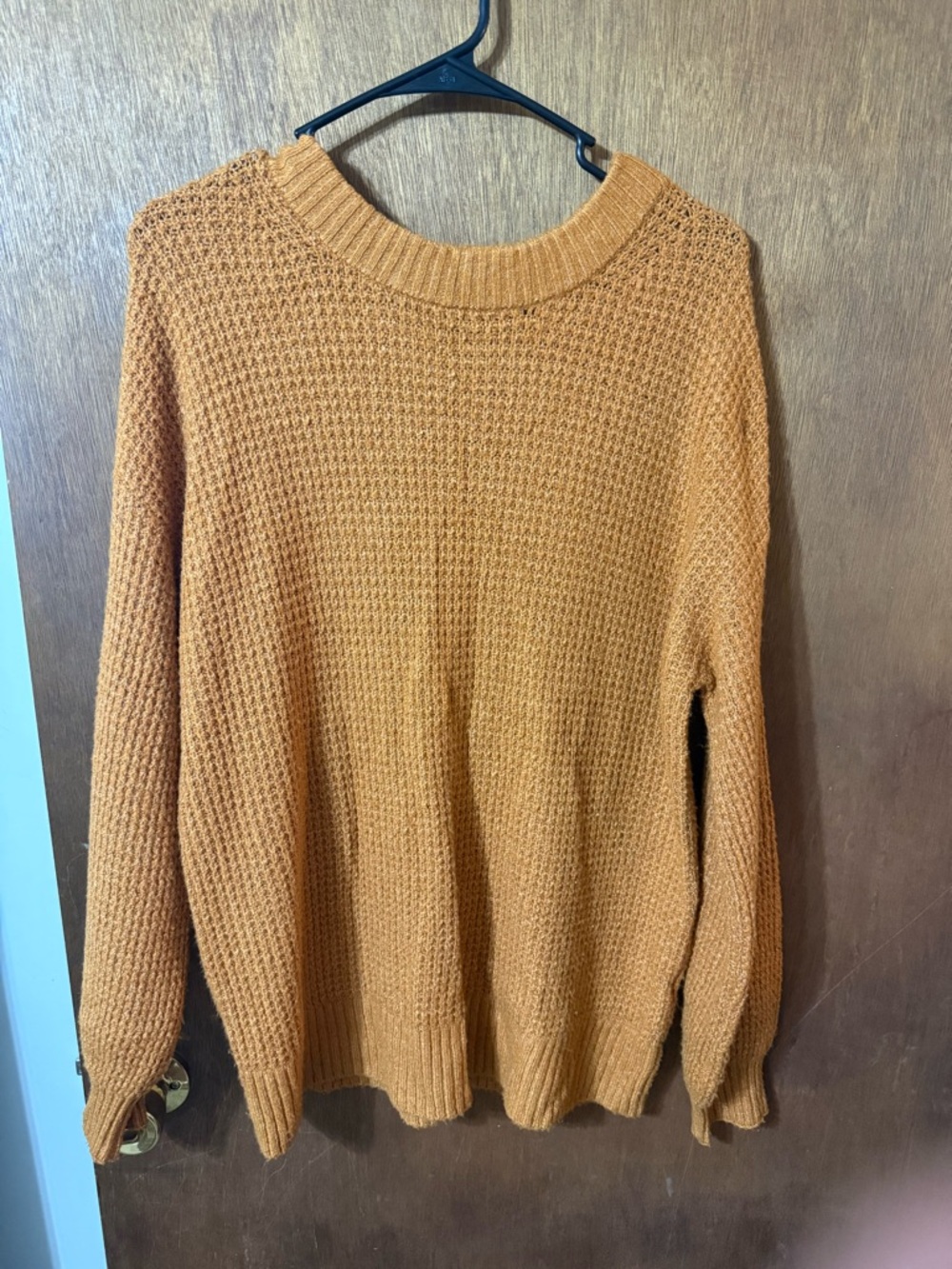 American Eagle Outfitters Women's Rust Crewneck Sweater